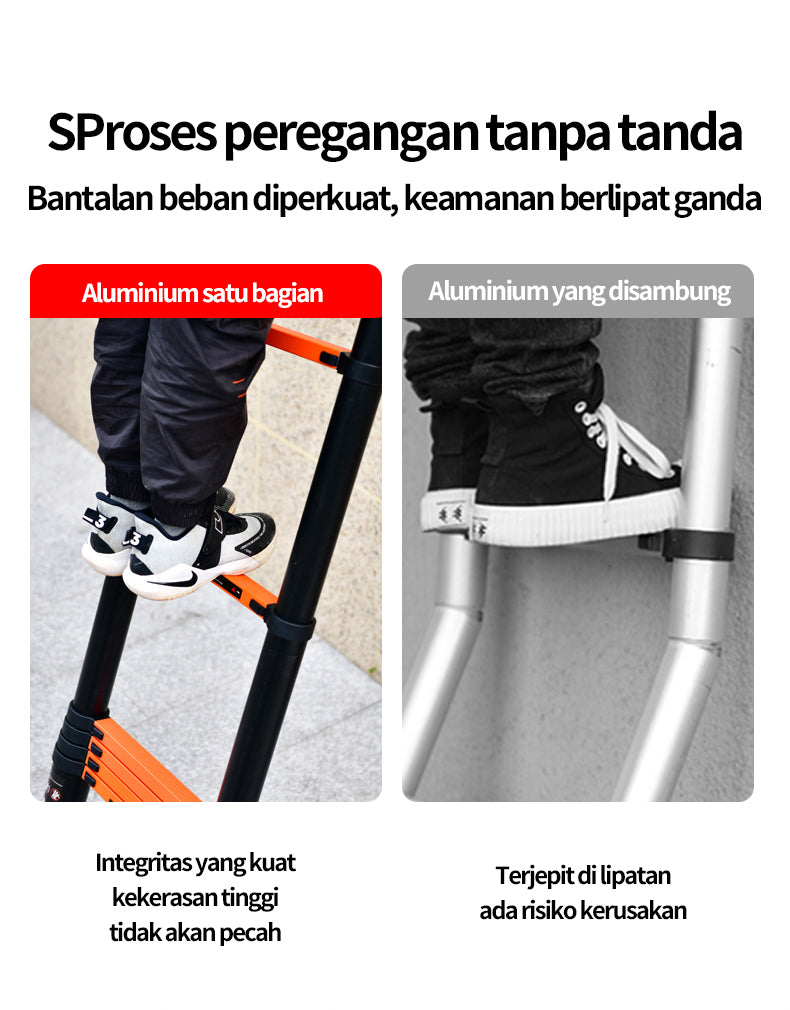 4+4m Aluminum A-Type Ladder