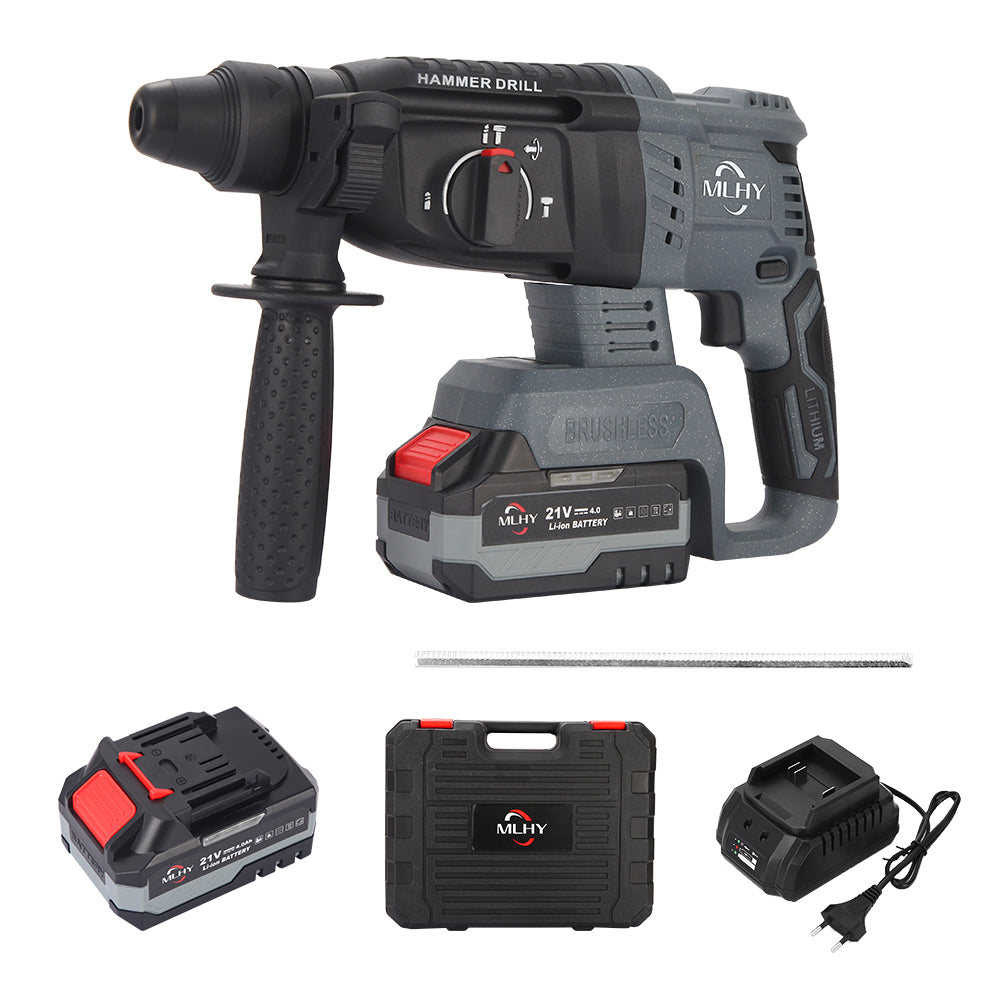 Lithium battery hammer drill