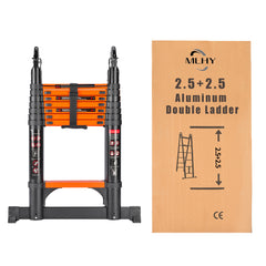 2.5+2.5m Aluminum A-Type Ladder