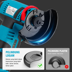 Lithium battery angle grinder