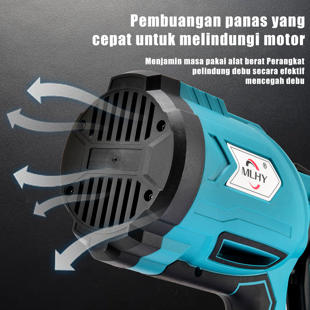 Lithium battery spray gun