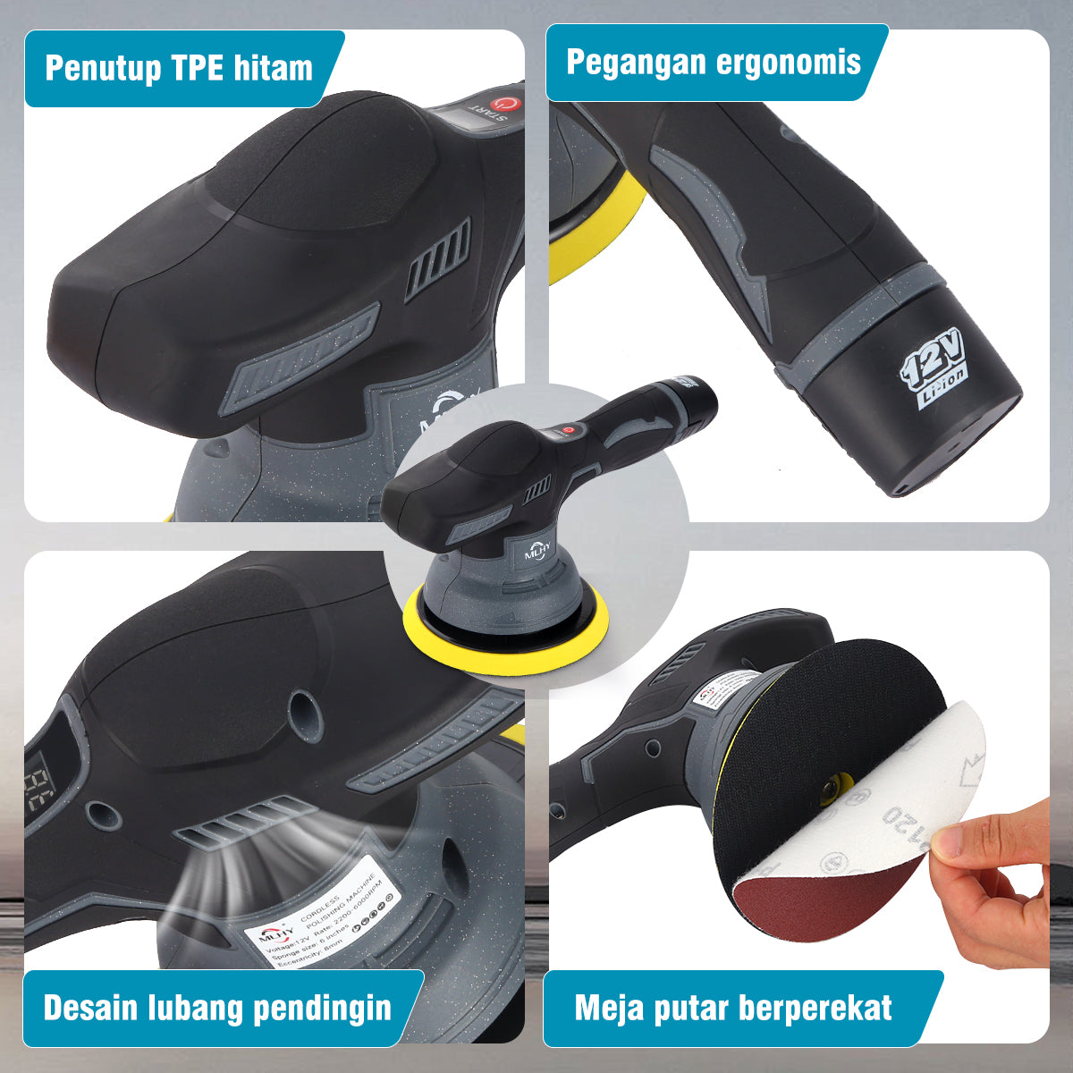 Lithium battery polishing machine