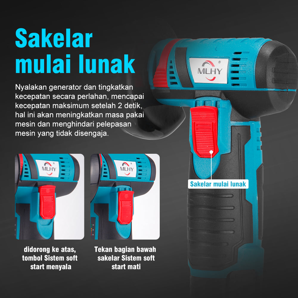 Lithium battery angle grinder