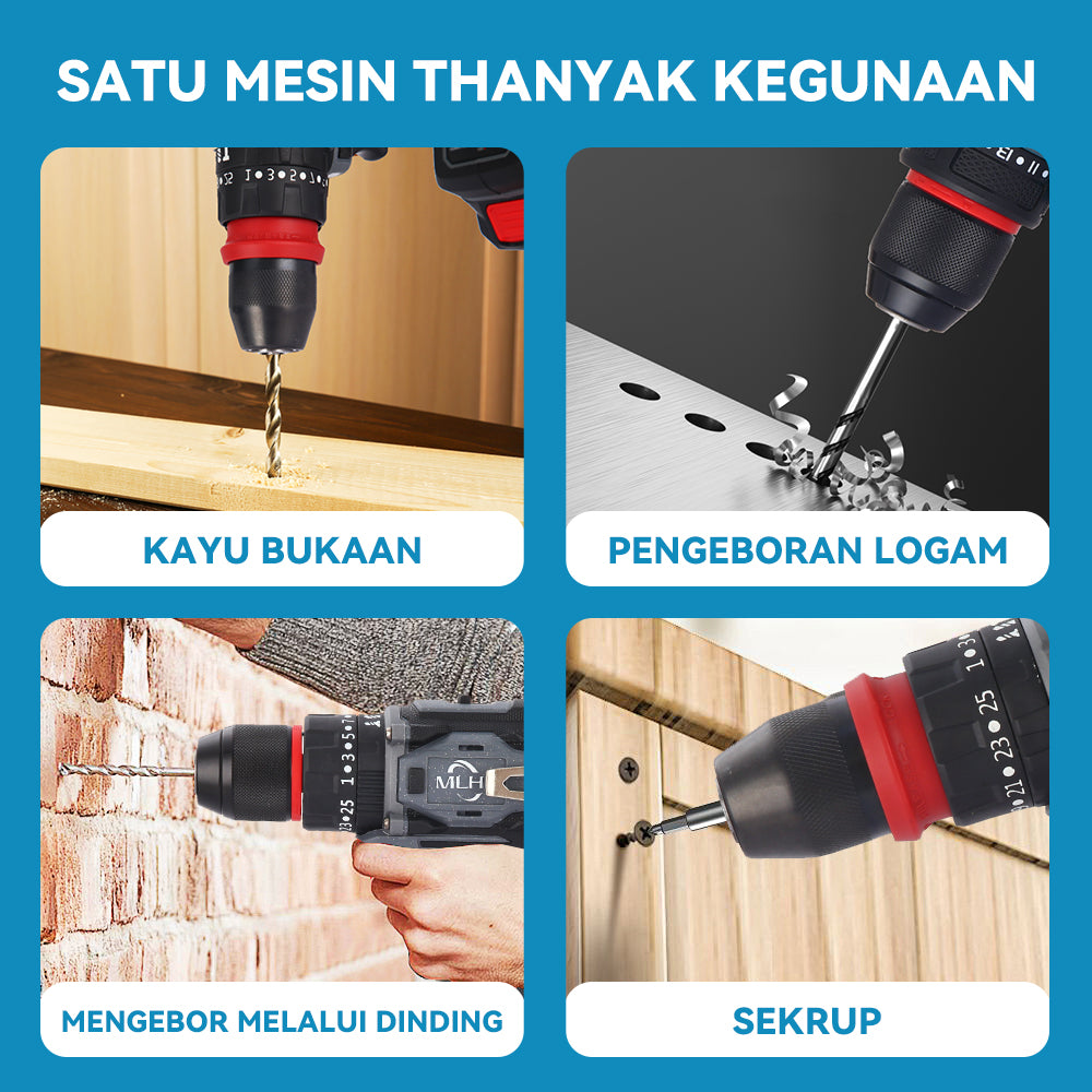 60NM lithium battery drill