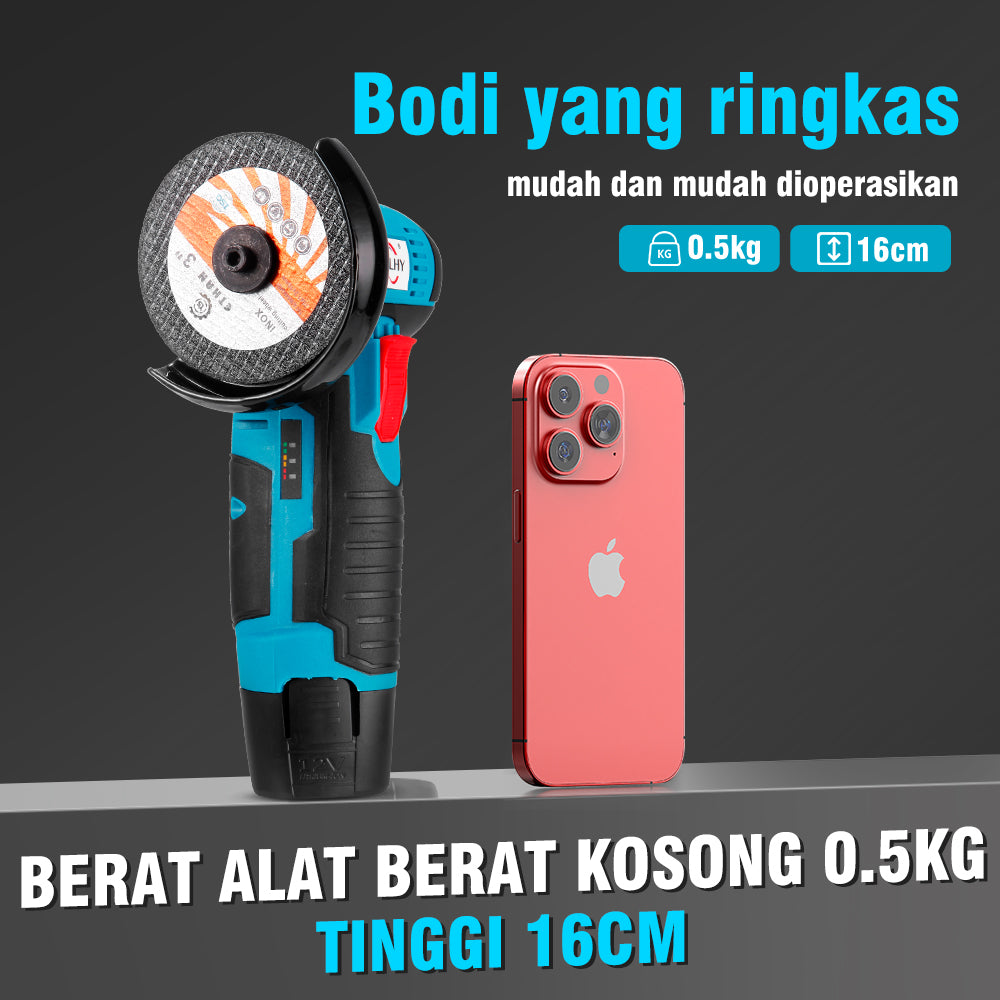 Lithium battery angle grinder