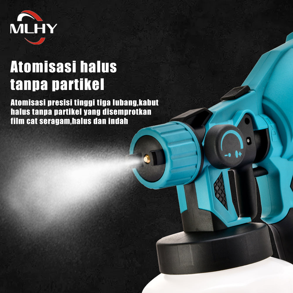 Lithium battery spray gun