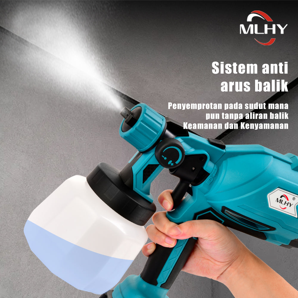 Lithium battery spray gun
